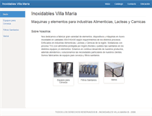Tablet Screenshot of inoxidablesvm.com.ar
